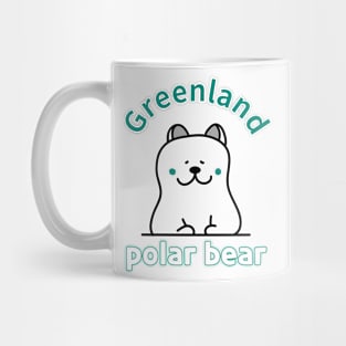 greenland polar bear Mug